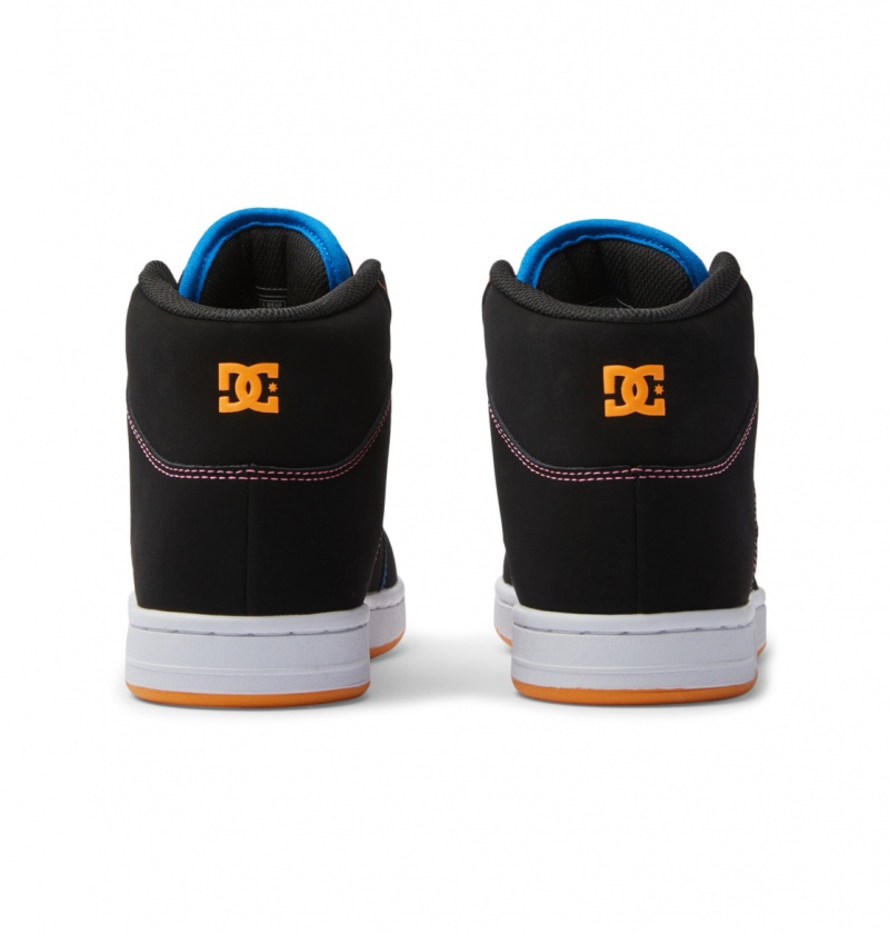 Multi DC Shoes Manteca 4 Hi - High-Top Leather Shoes | XCVWJU-752