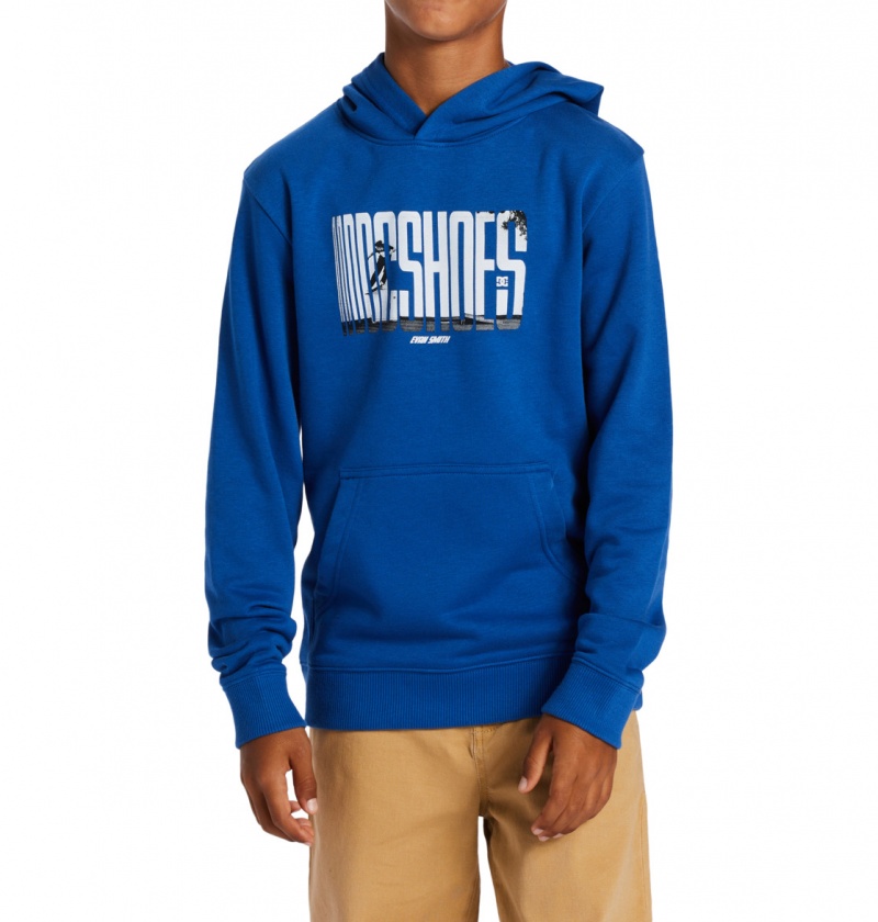 Nautical Blue DC Shoes On The Grind - Hoodie 10-16 | WPAYME-206