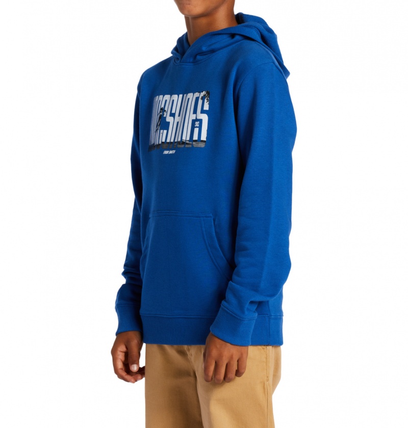 Nautical Blue DC Shoes On The Grind - Hoodie 10-16 | WPAYME-206