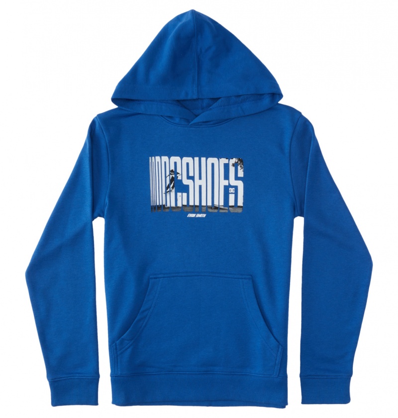 Nautical Blue DC Shoes On The Grind - Hoodie 10-16 | WPAYME-206