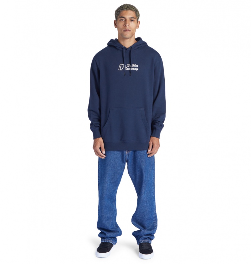 Navy Blazer DC Shoes Big Willys - Hoodie | KJFMCY-316