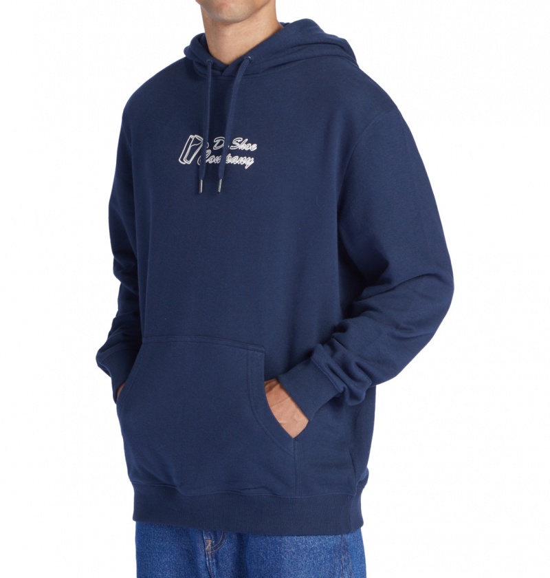 Navy Blazer DC Shoes Big Willys - Hoodie | KJFMCY-316