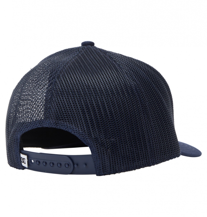 Navy Blazer DC Shoes Garage - Trucker Cap | HDWLMB-498