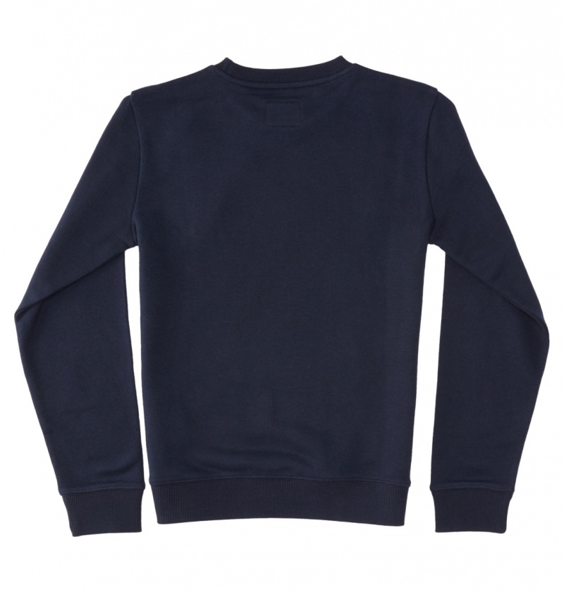 Navy Blazer DC Shoes Its All Good - Sweatshirt 10-16 | NFZYDG-405