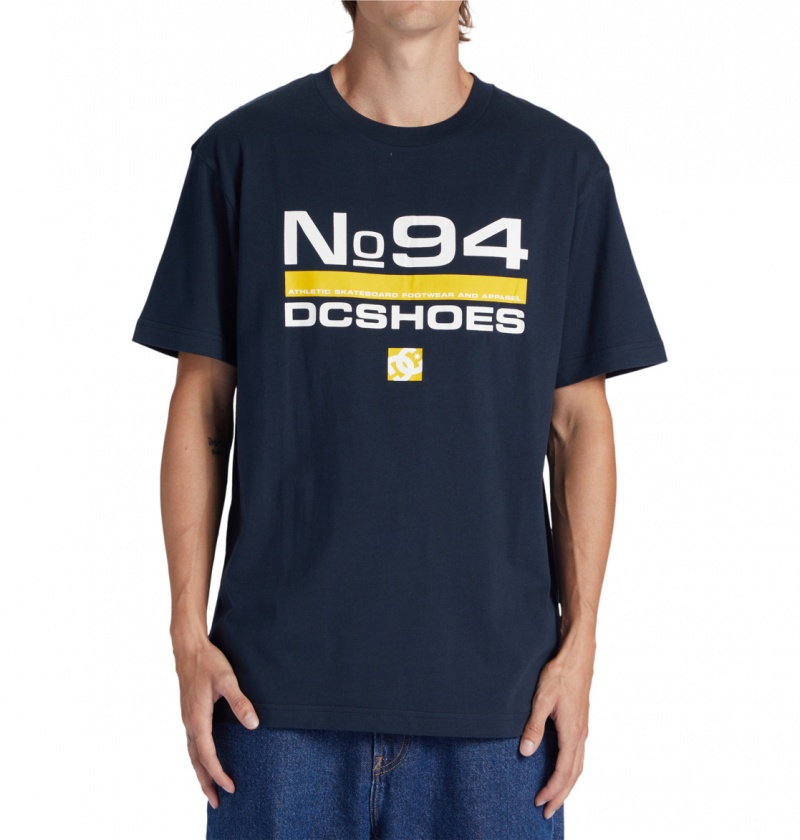 Navy Blazer DC Shoes Nine Four - T-Shirt | ESCWLX-507