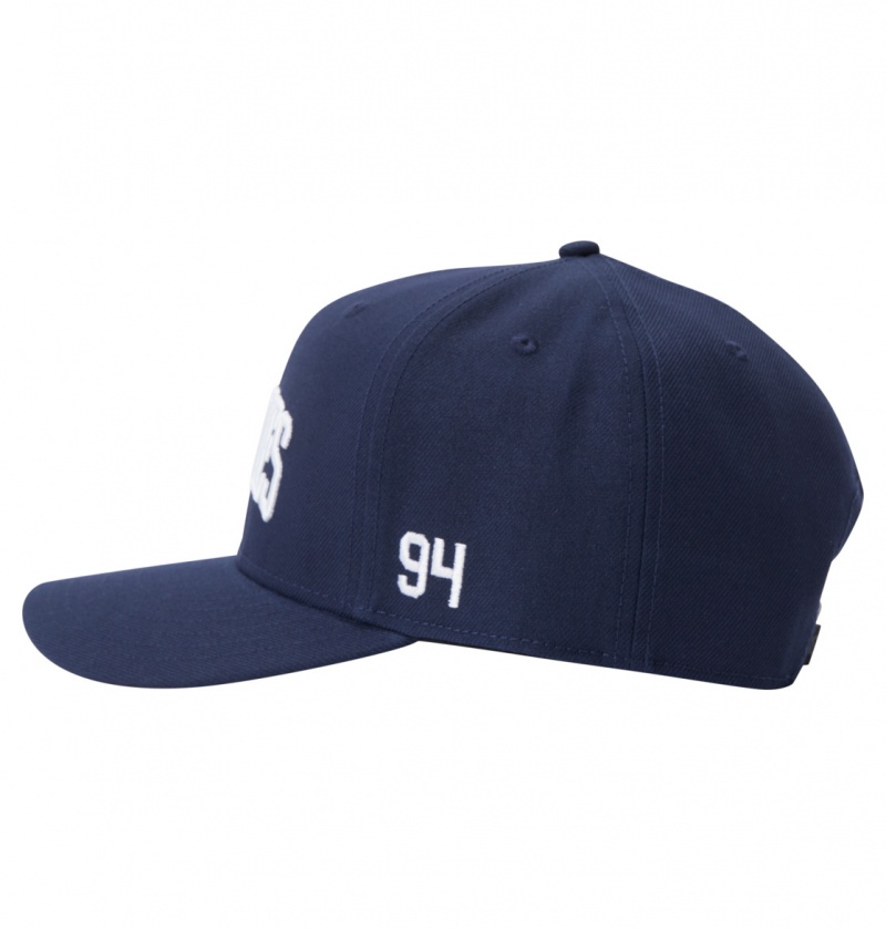 Navy Blazer DC Shoes Semi-Pro - Snapback Cap | PXHJCT-687