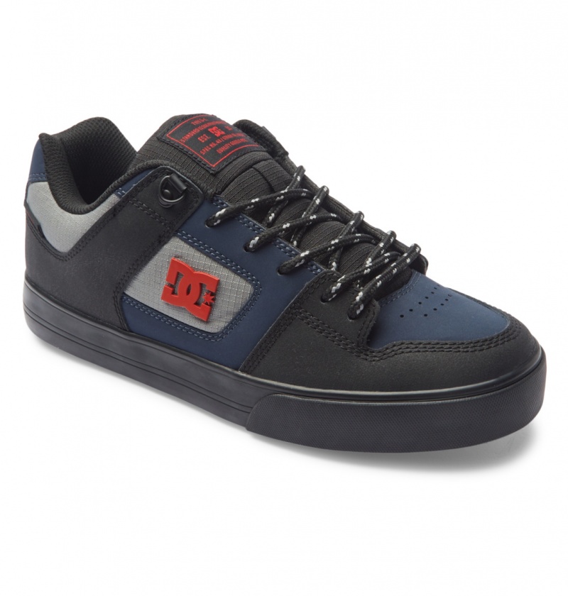 Navy / Black DC Shoes Pure WNT - Winterised Shoes | VPLBDX-473