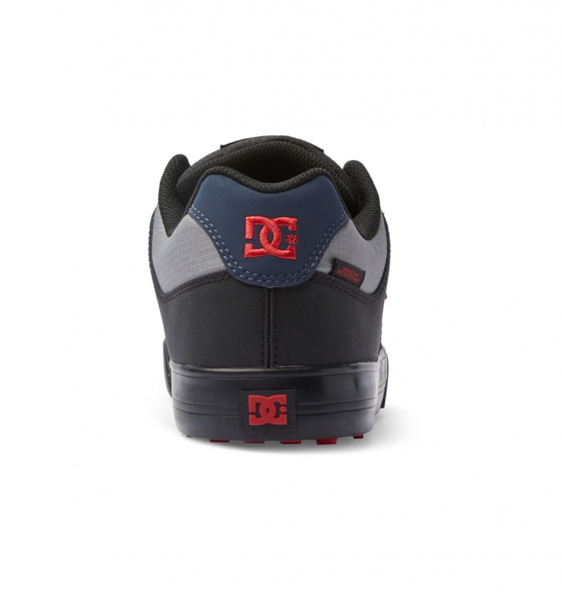 Navy / Black DC Shoes Pure WNT - Winterised Shoes | VPLBDX-473