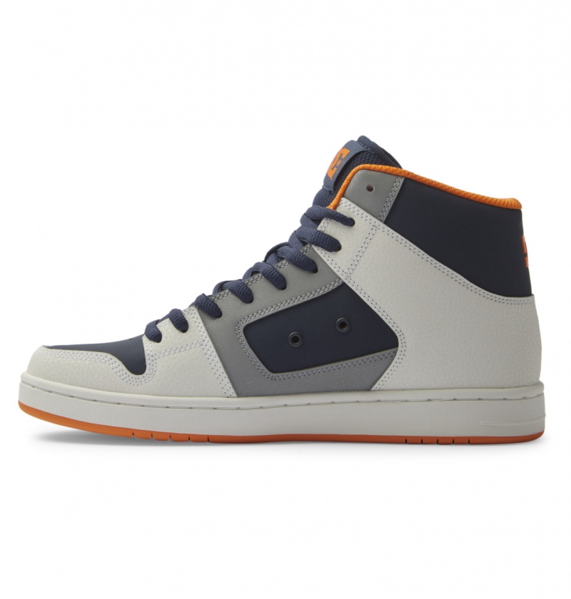 Navy / Grey DC Shoes Manteca 4 Hi - High-Top Shoes | CZASKW-059