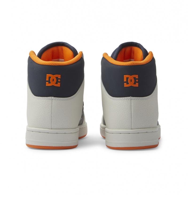 Navy / Grey DC Shoes Manteca 4 Hi - High-Top Shoes | CZASKW-059