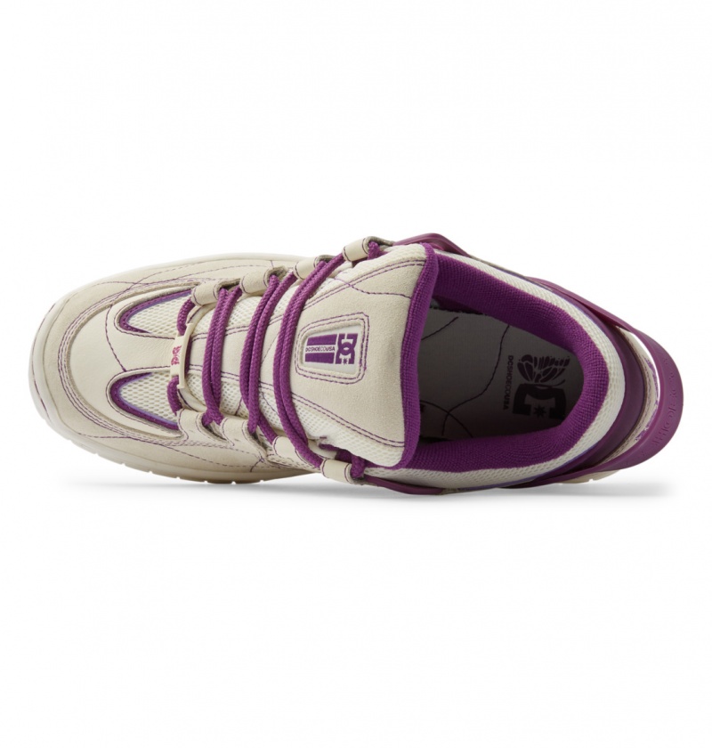 Off White DC Shoes Spectre Needles - Leather Shoes | KIDZYB-127