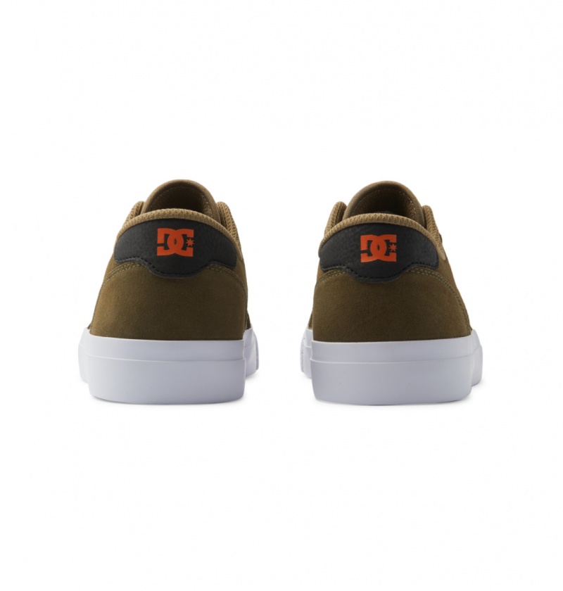 Olive Camo DC Shoes Teknic - Leather Shoes | HFSVWC-053