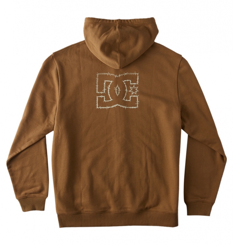 Otter DC Shoes DC Zig Zag - Zip-Up Hoodie | WSBEOZ-631