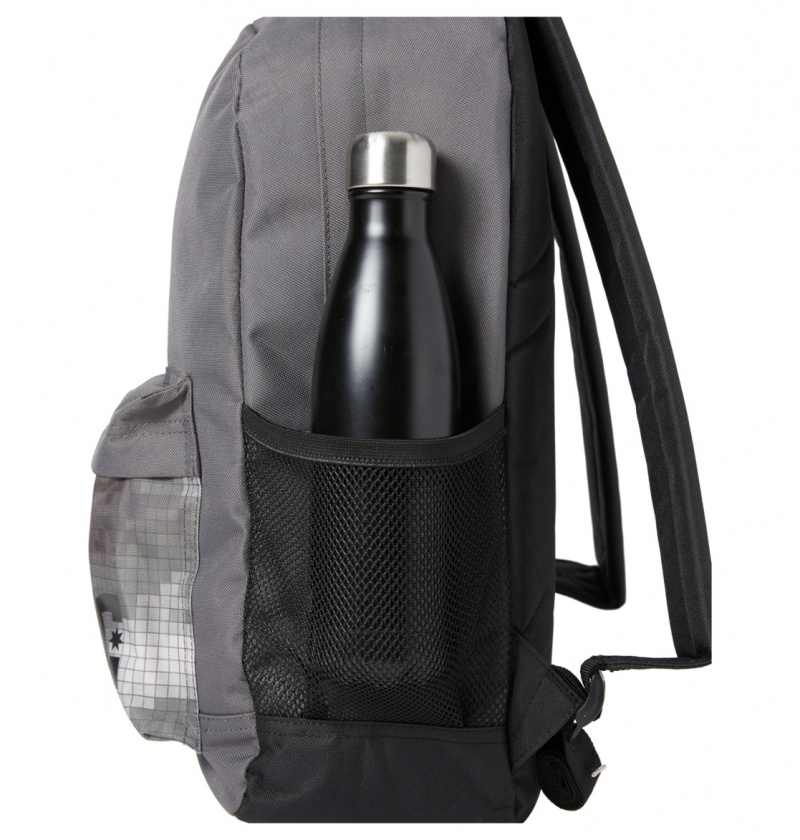 Pewter DC Shoes Backsider Seasonal 20L - Medium Backpack | VEZWSA-830