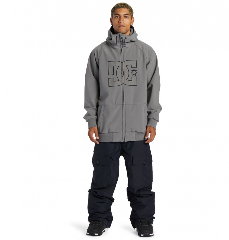 Pewter DC Shoes Spectrum - Technical Softshell Snow Jacket | XAWHGM-879