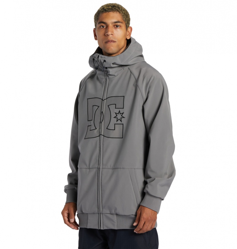 Pewter DC Shoes Spectrum - Technical Softshell Snow Jacket | XAWHGM-879