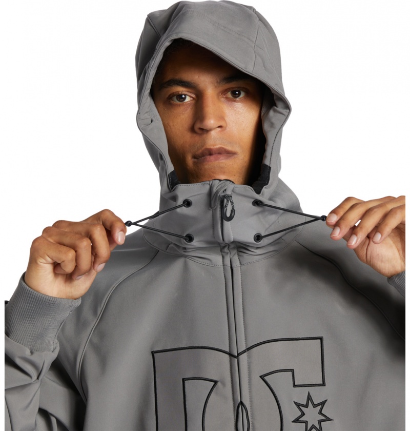 Pewter DC Shoes Spectrum - Technical Softshell Snow Jacket | XAWHGM-879