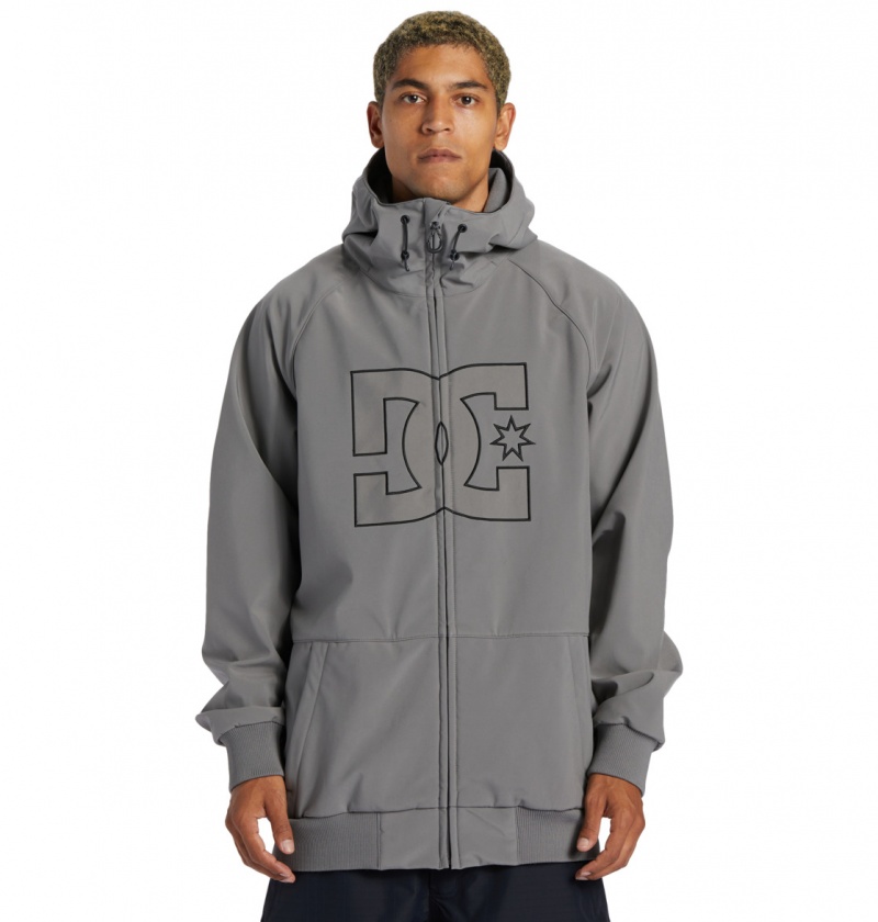 Pewter DC Shoes Spectrum - Technical Softshell Snow Jacket | XAWHGM-879