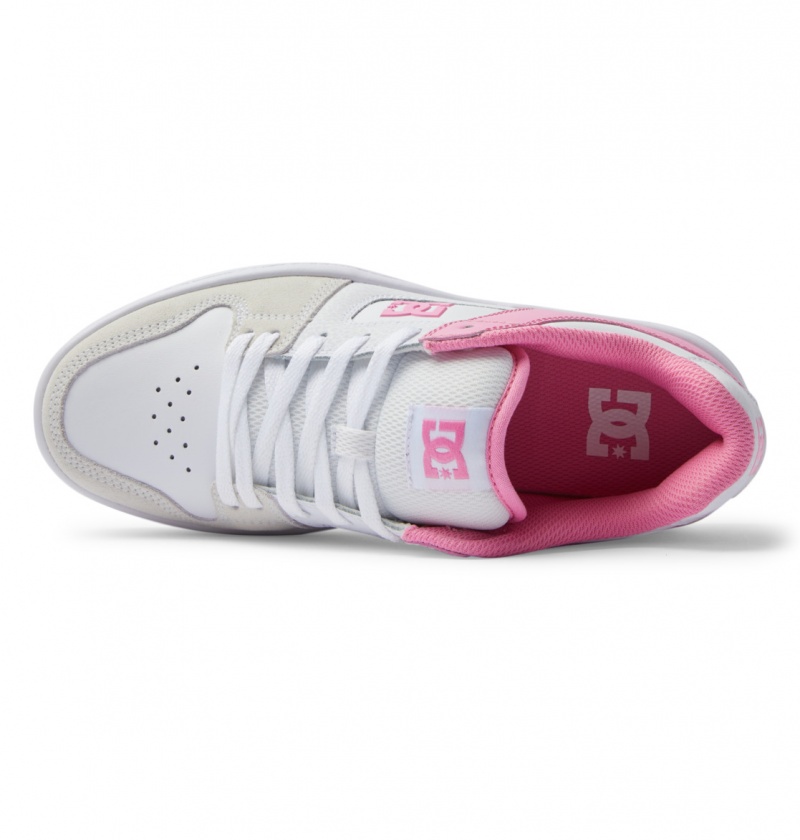 Pink / White DC Shoes Manteca 4 Platform - Flatform Shoes | WKCEBS-145