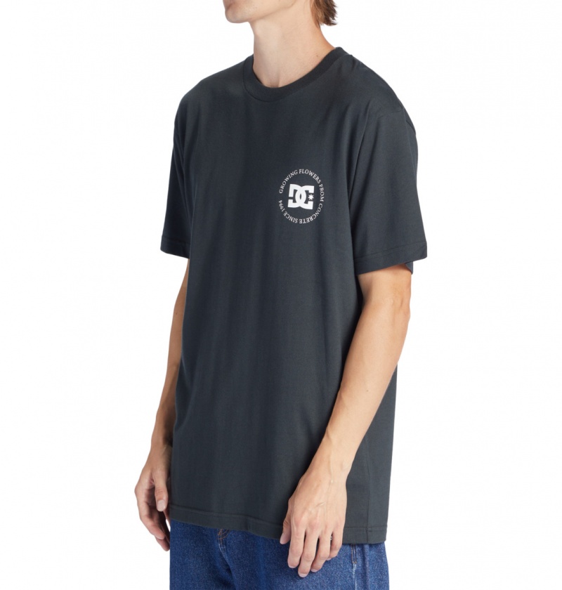 Pirate Black DC Shoes Concrete - T-Shirt | UMNHPV-102