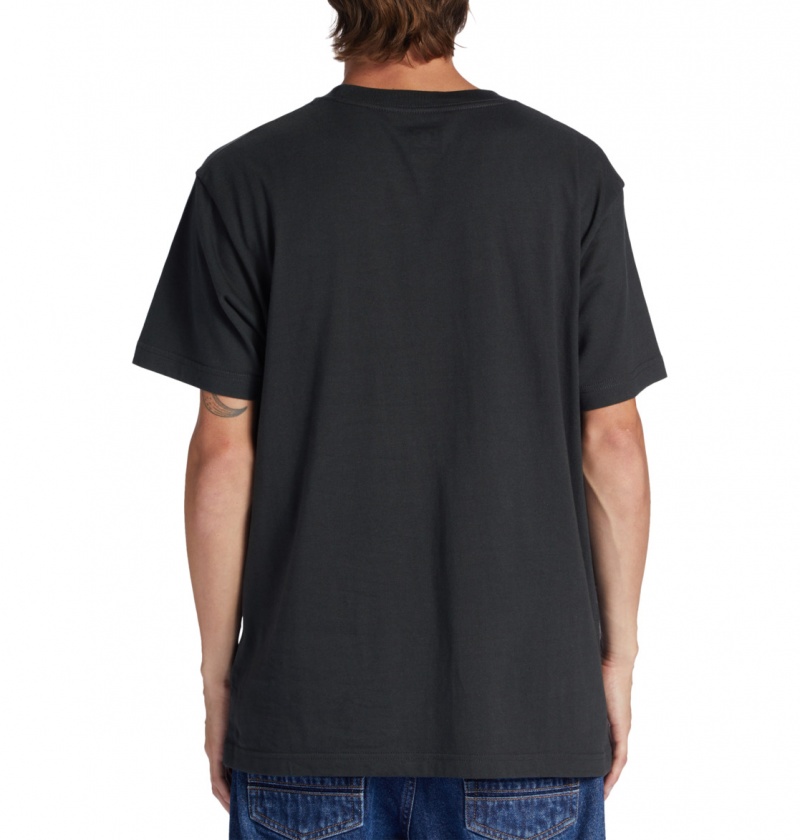 Pirate Black DC Shoes Dropout - T-Shirt | JMXRNI-067