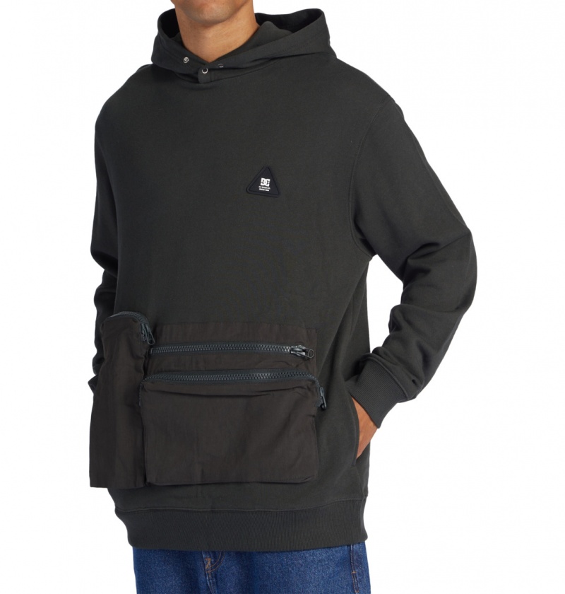 Pirate Black DC Shoes Reserve - Hoodie | URIWCN-374