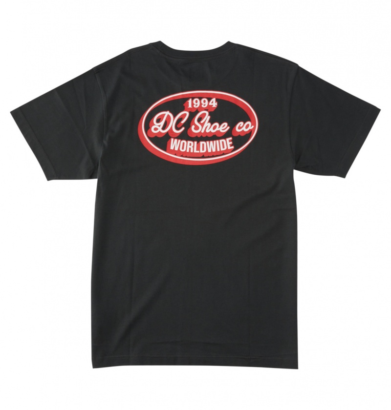 Pirate Black DC Shoes Truckin - T-Shirt | GQWVPA-029