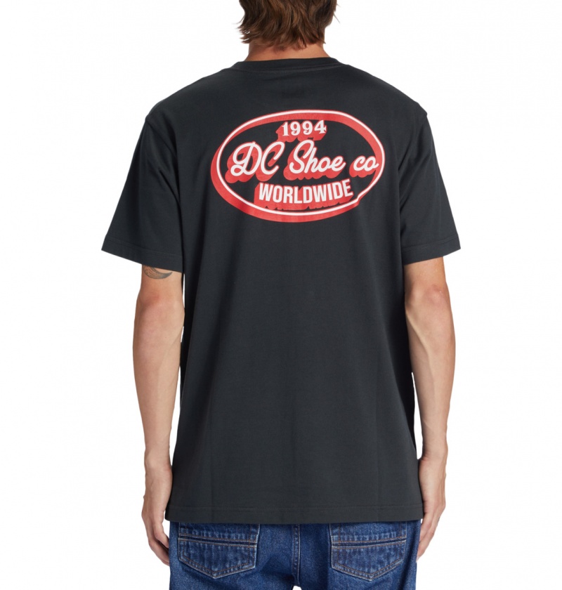 Pirate Black DC Shoes Truckin - T-Shirt | GQWVPA-029