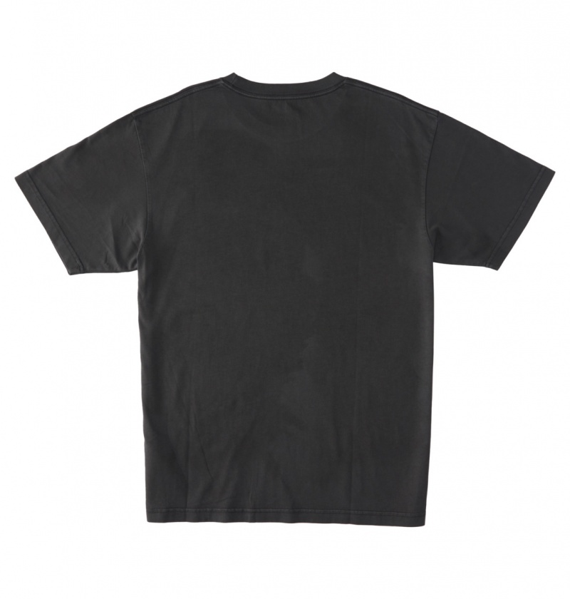 Pirate Black Enzyme Wash DC Shoes DC Star Pigment Dye - T-Shirt | ZJFYNS-357