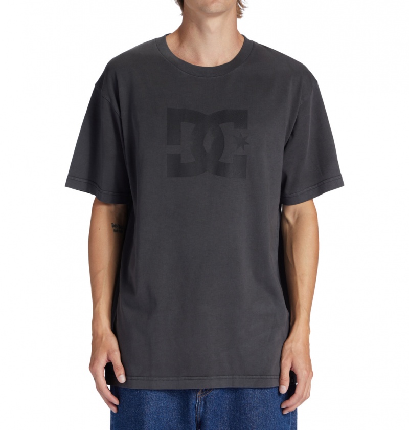 Pirate Black Enzyme Wash DC Shoes DC Star Pigment Dye - T-Shirt | ZJFYNS-357