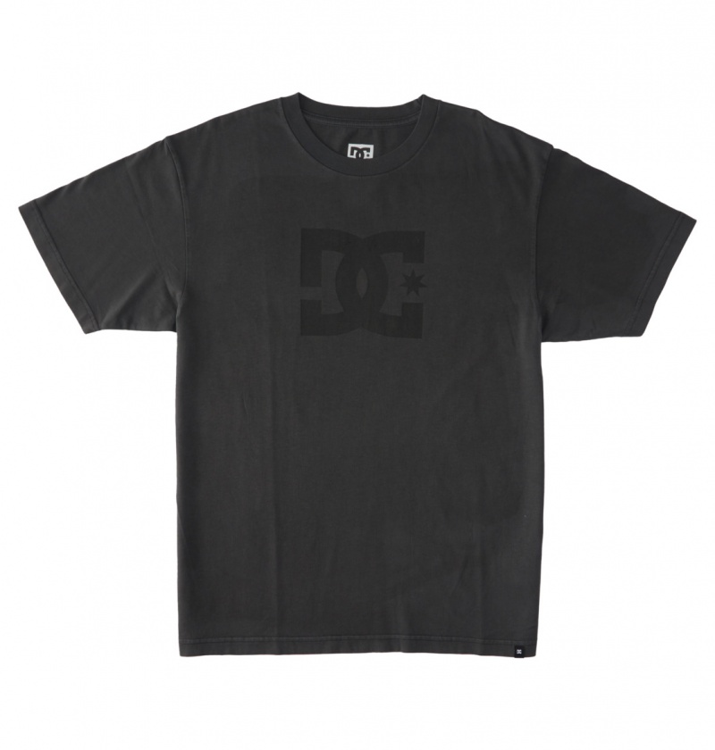 Pirate Black Enzyme Wash DC Shoes DC Star Pigment Dye - T-Shirt | ZJFYNS-357