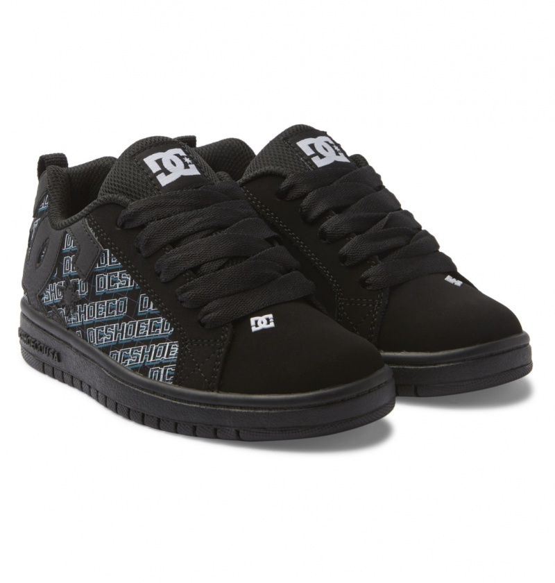 Pixel DC Shoes Court Graffik - Leather Shoes | JGCEDB-908