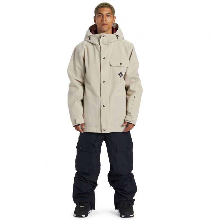 Plaza Taupe DC Shoes Servo - Technical Snow Jacket | XIQLGP-524