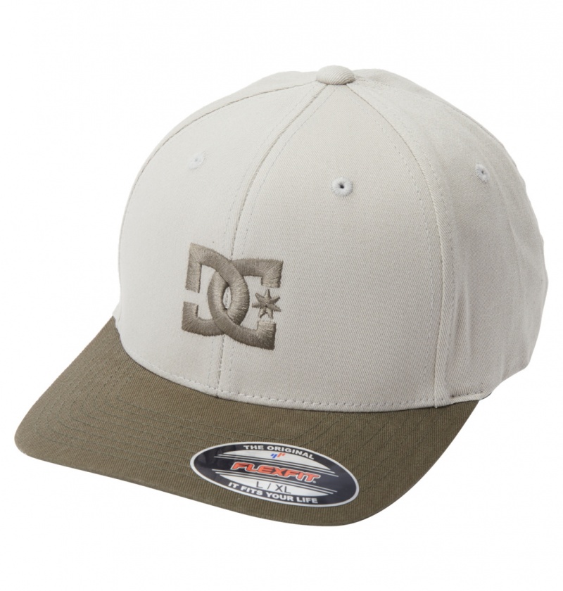 Plaza Taupe / Capers DC Shoes Cap Star Seasonal - Flexfit Cap | KCQNPZ-465