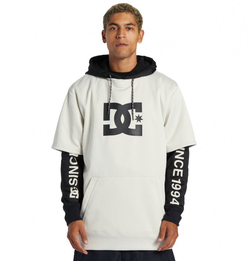 Silver Birch DC Shoes Dryden - Technical Hoodie | MLJQOR-346