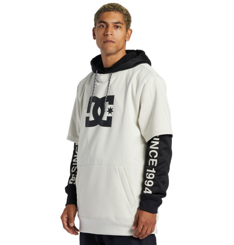 Silver Birch DC Shoes Dryden - Technical Hoodie | MLJQOR-346