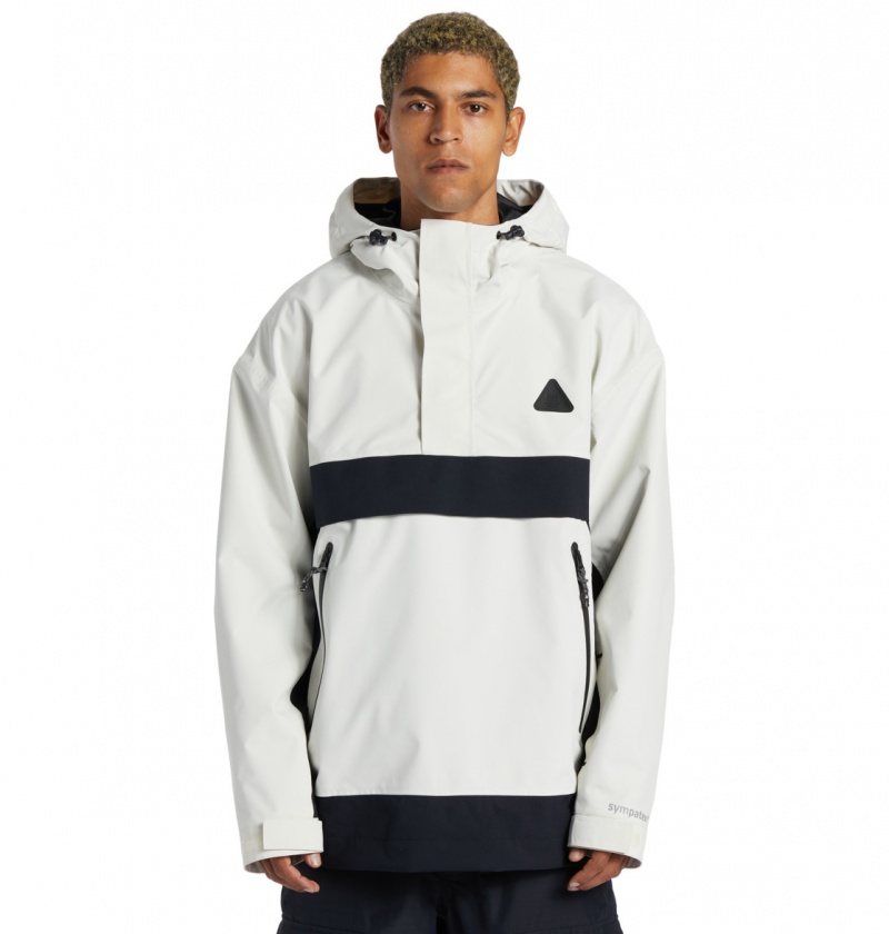 Silver Birch DC Shoes Echelon 45K - Technical Anorak Snow Jacket | BDZQKY-291