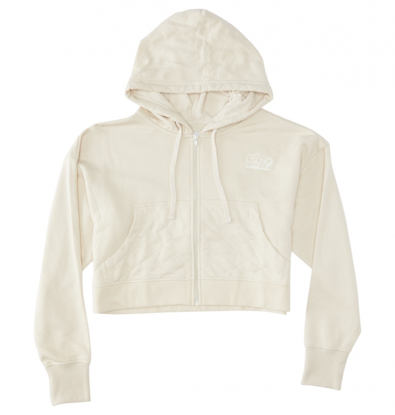 Silver Birch DC Shoes Stardust - Zip-Up Hoodie | MORWTU-170