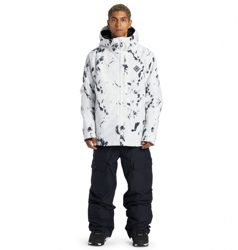 Snow Camo DC Shoes Basis Print - Technical Snow Jacket | QUSJYH-078