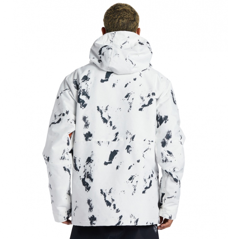 Snow Camo DC Shoes Basis Print - Technical Snow Jacket | QUSJYH-078