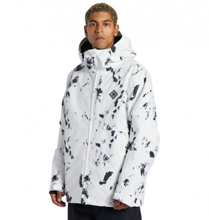 Snow Camo DC Shoes Basis Print - Technical Snow Jacket | QUSJYH-078