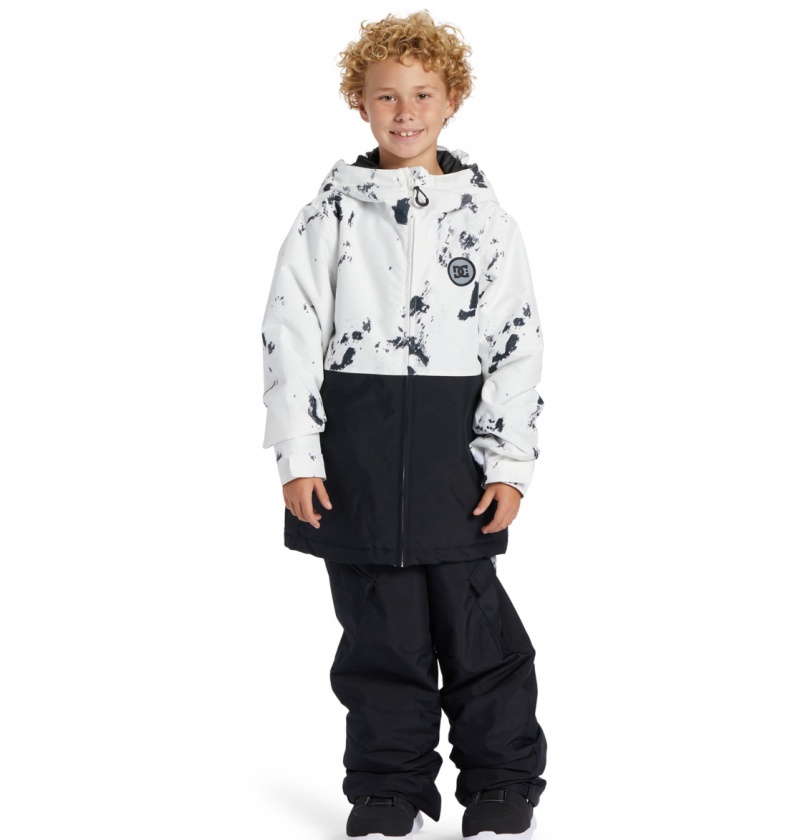 Snow Camo DC Shoes Basis Print - Technical Snow Jacket 8-16 | XJHFQB-962