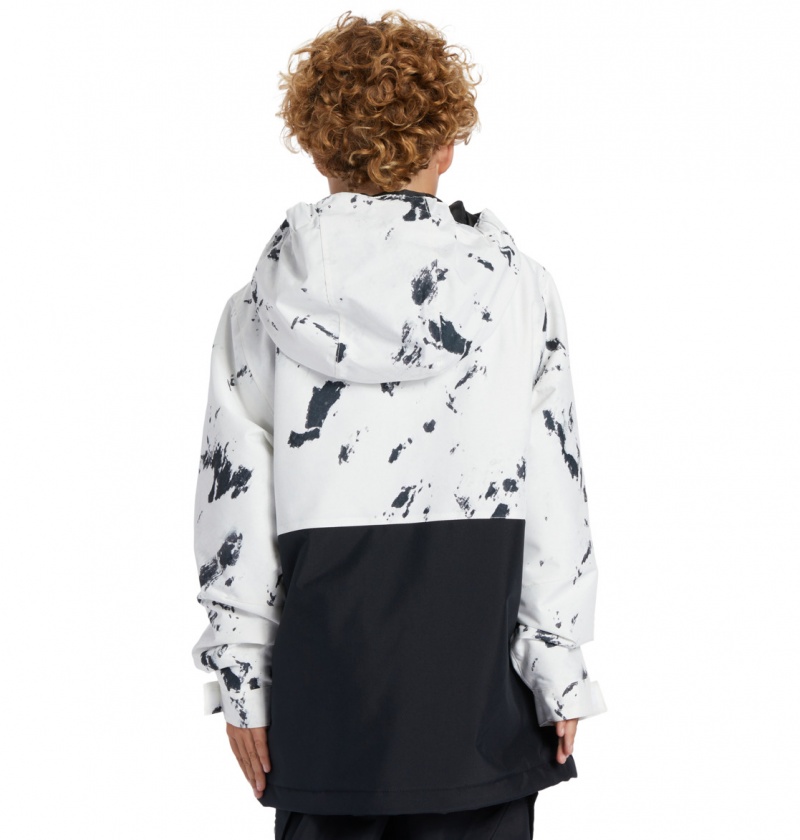 Snow Camo DC Shoes Basis Print - Technical Snow Jacket 8-16 | XJHFQB-962