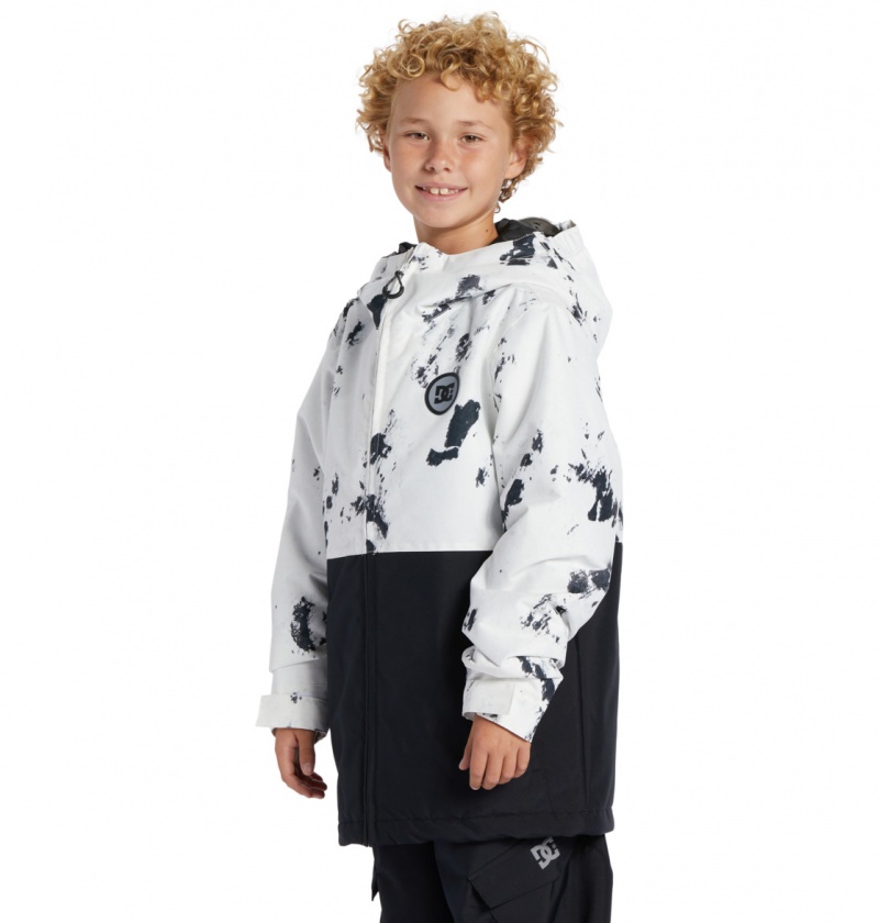 Snow Camo DC Shoes Basis Print - Technical Snow Jacket 8-16 | XJHFQB-962