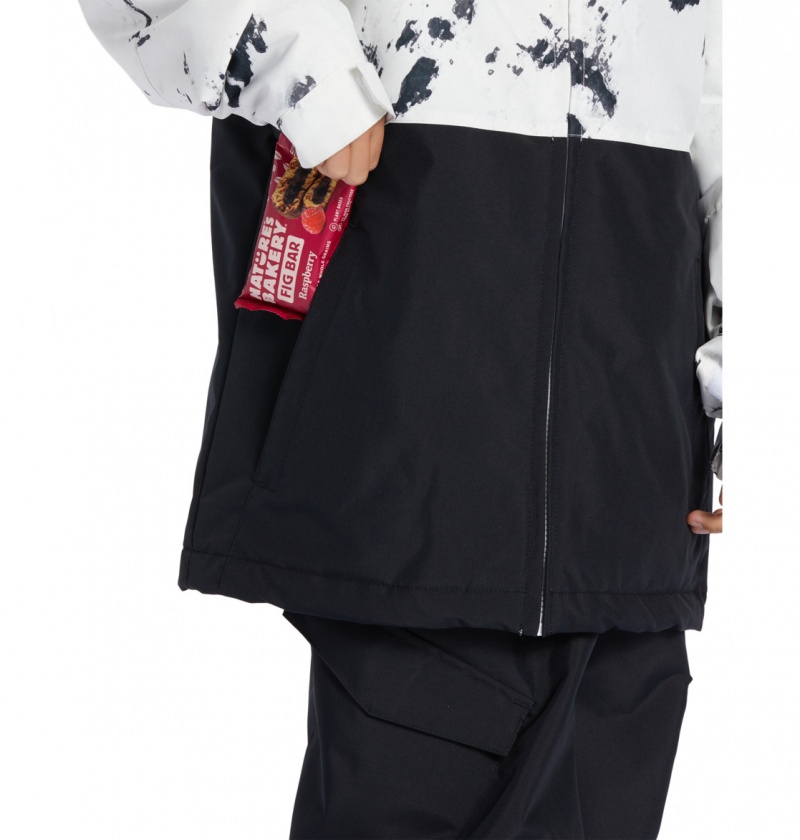 Snow Camo DC Shoes Basis Print - Technical Snow Jacket 8-16 | XJHFQB-962