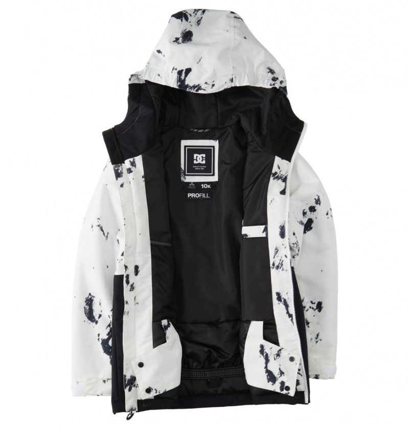 Snow Camo DC Shoes Basis Print - Technical Snow Jacket 8-16 | XJHFQB-962