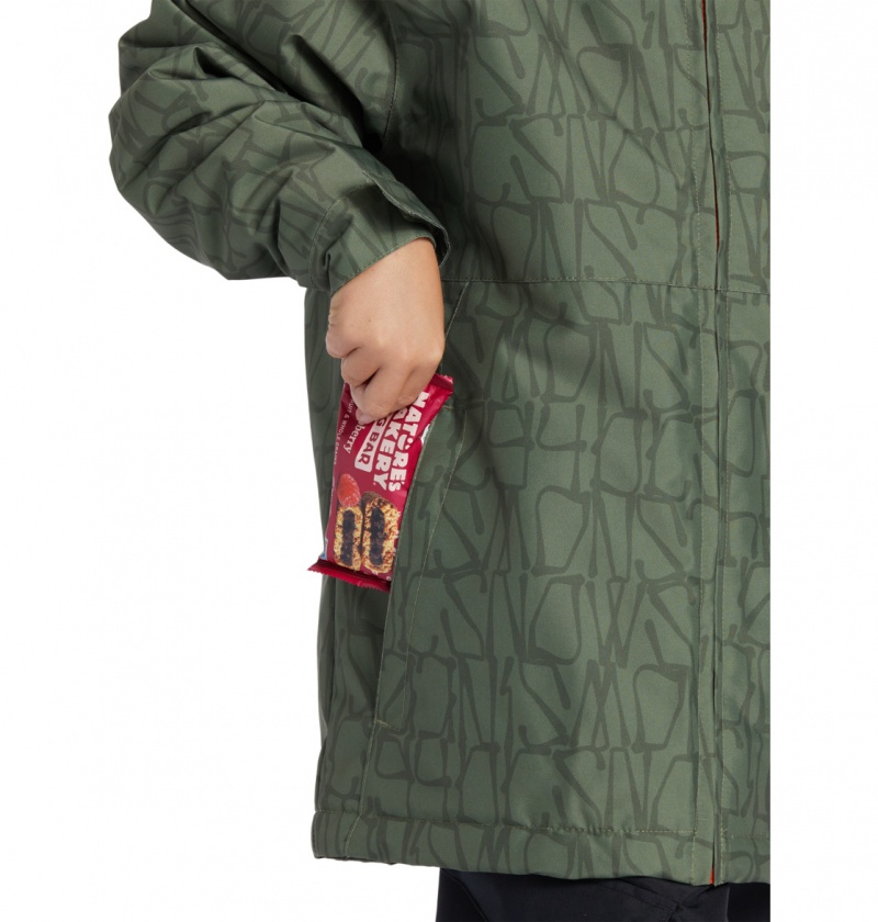 Standards DC Shoes Basis Print - Technical Snow Jacket 8-16 | GZCMHD-340