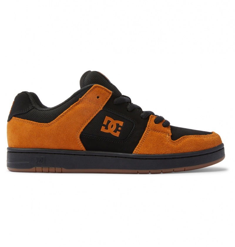 Wheat / Black DC Shoes Manteca - Leather Shoes | WBKJFH-341