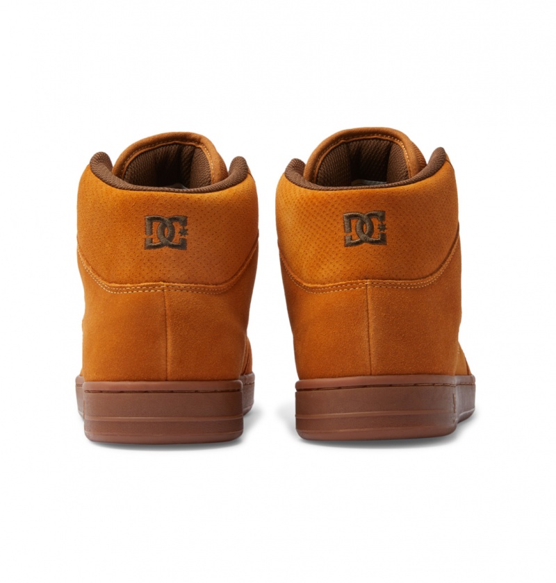 Wheat / Dk Chocolate DC Shoes Manteca 4 Hi - High-Top Shoes | NYDAUE-351