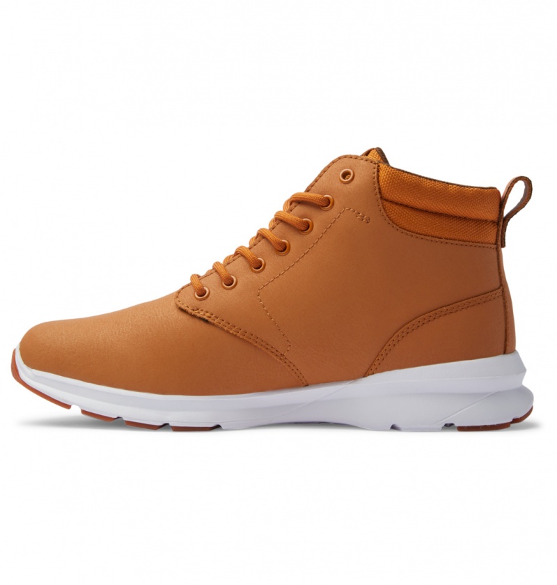 Wheat / Turkish Coffee DC Shoes Mason 2 - Water Resistant Leather Shoes | FZRPKQ-246